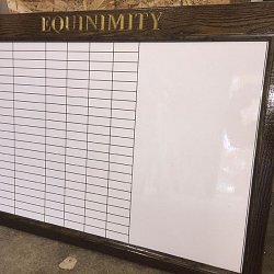 Everase offers high-quality dry erase boards that are optimal for barns and equestrian facilities