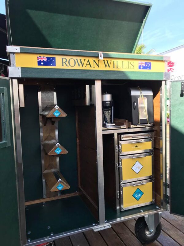 Rowan Willis's equestrian tack trunk.