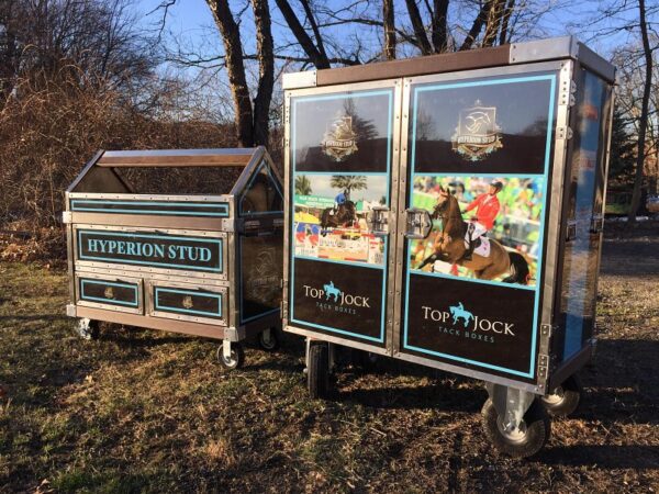 Hyperion Stud Top Jock tack boxes.