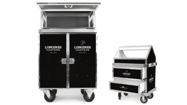 Longines Masters New York tack trunks.