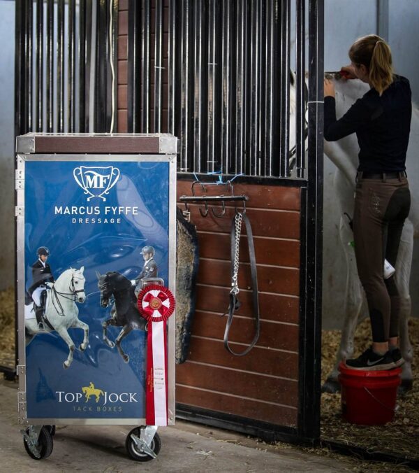 Top Jock tack box, equestrian, dressage.