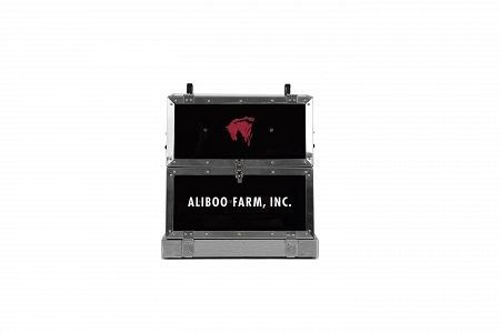 Aliboo Farm Inc. branded storage case.