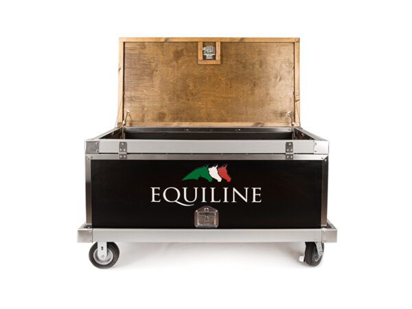 Equiline branded mobile tack trunk.