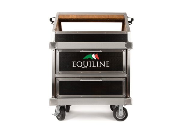 Equiline branded equestrian cart.