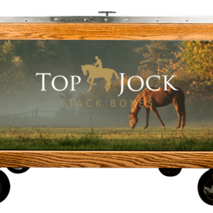 Top Jock tack boxes on wheels.