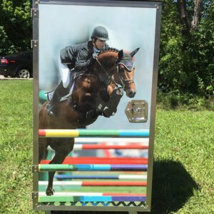 Shane Sweetnam show jumping horse tack trunk.